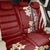 Hawaii Aloha Back Car Seat Cover Plumeria Vintage - Crimson LT7