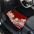 Hawaii Aloha Car Mats Plumeria Vintage - Crimson LT7 - Polynesian Pride