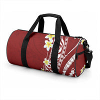 Hawaii Aloha Duffle Bag Plumeria Vintage - Crimson