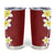 Hawaii Aloha Tumbler Cup Plumeria Vintage - Red