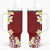 Hawaii Aloha Tumbler With Handle Plumeria Vintage - Red