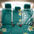 Hawaii Aloha Back Car Seat Cover Plumeria Vintage - Teal LT7