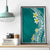 Hawaii Aloha Canvas Wall Art Plumeria Vintage - Teal LT7 - Polynesian Pride