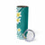 Hawaii Aloha Skinny Tumbler Plumeria Vintage - Teal