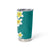 Hawaii Aloha Tumbler Cup Plumeria Vintage - Teal