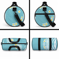 Hawaii Aloha Duffle Bag Plumeria Vintage - Turquoise