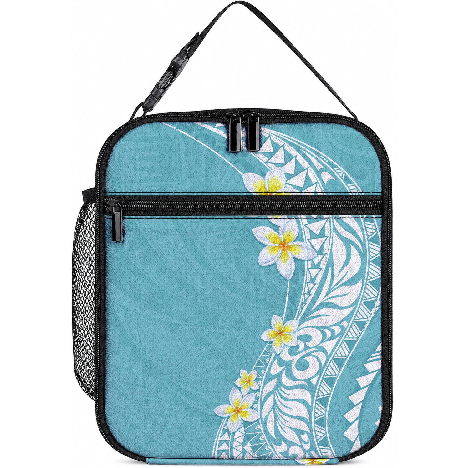 Hawaii Aloha Lunch Bag Plumeria Vintage - Turquoise