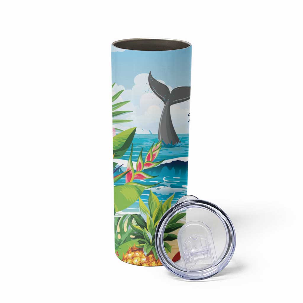 Aloha Honolulu Festival Skinny Tumbler Ukulele By The Shore LT7 - Polynesian Pride