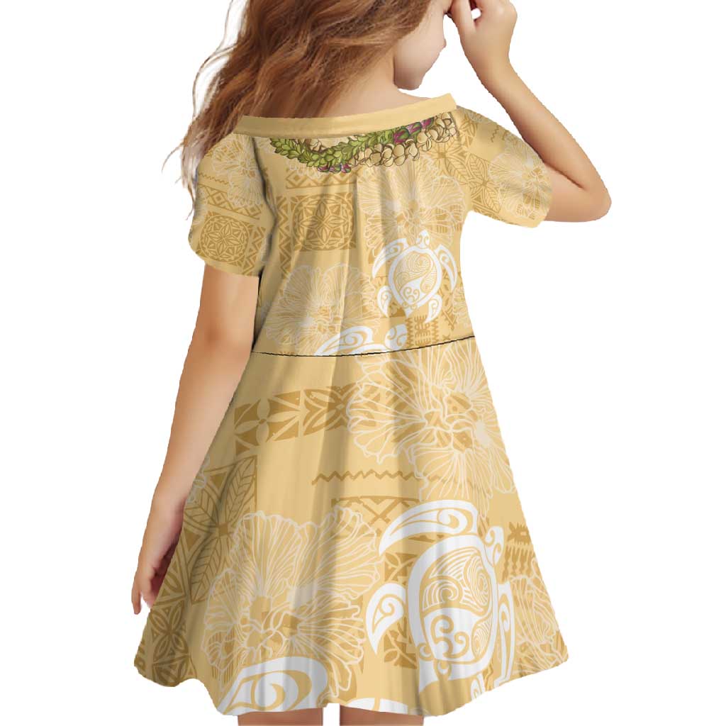 Aloha Honolulu Festival Family Matching Off Shoulder Maxi Dress and Hawaiian Shirt Hawaii Kapa Mix Flowers Lei