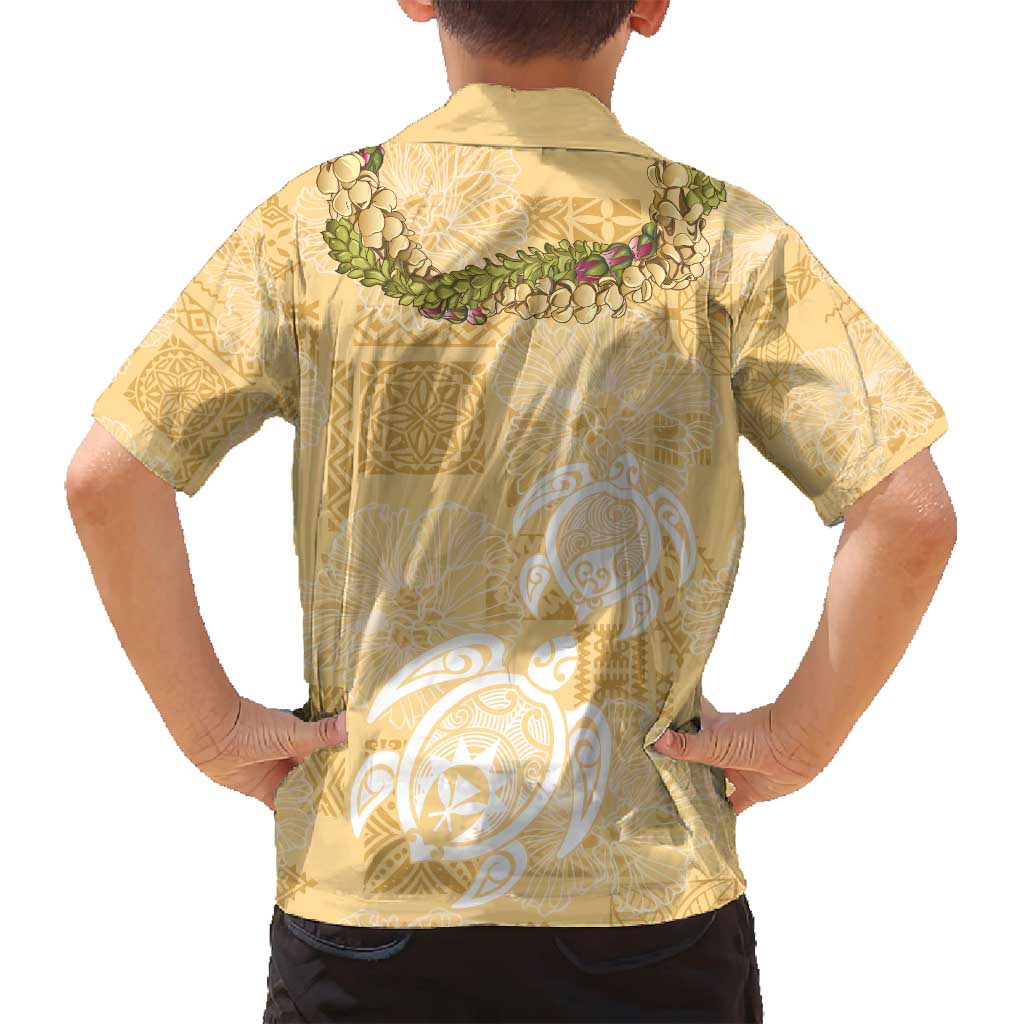 Aloha Honolulu Festival Family Matching Summer Maxi Dress and Hawaiian Shirt Hawaii Kapa Mix Flowers Lei LT7 - Polynesian Pride