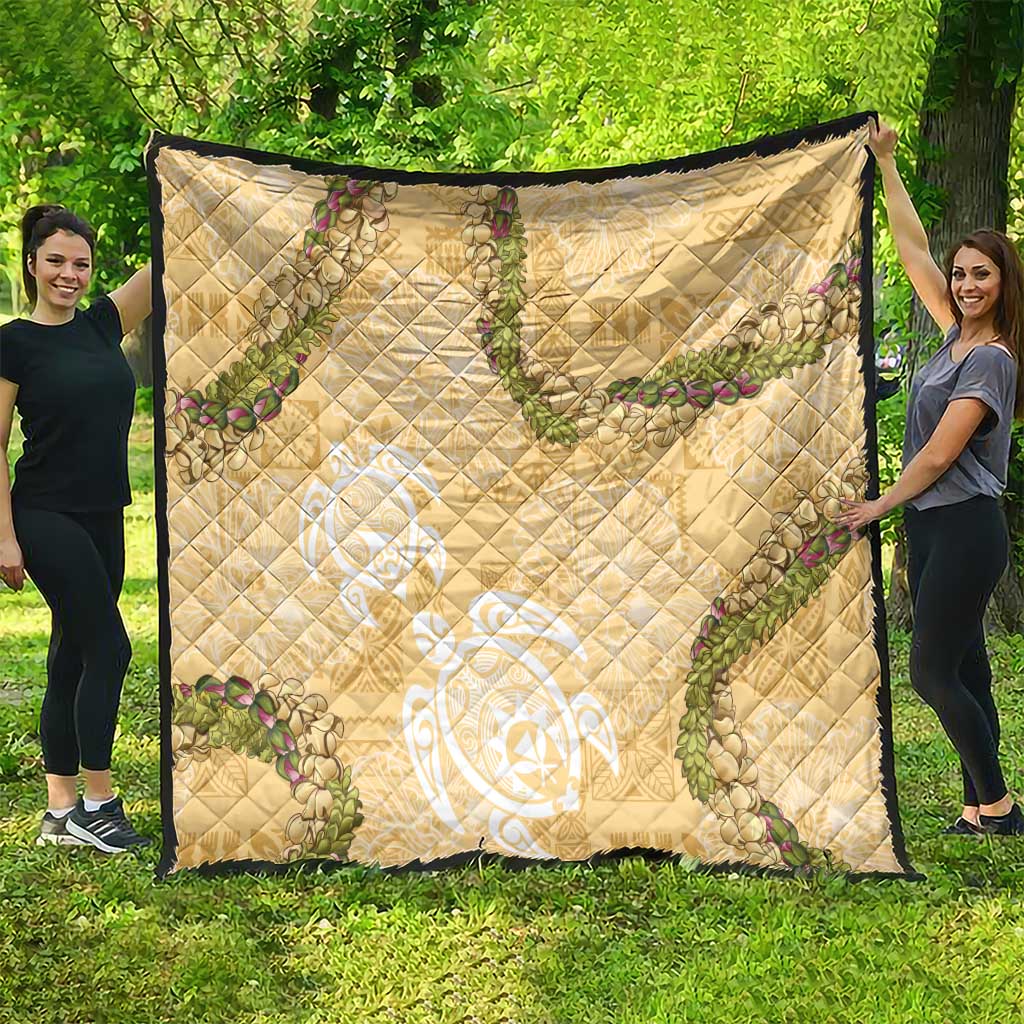 Aloha Honolulu Festival Quilt Hawaii Kapa Mix Flowers Lei