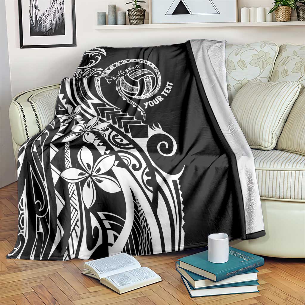 Polynesia Beach Volleyball Personalized Blanket Basic