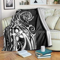 Polynesia Beach Volleyball Personalized Blanket Basic