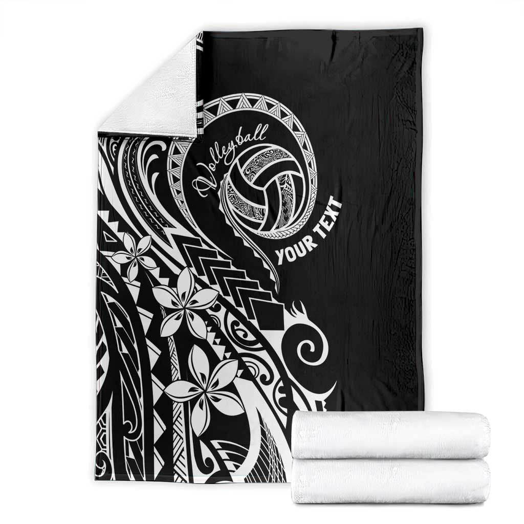 Polynesia Beach Volleyball Personalized Blanket Basic