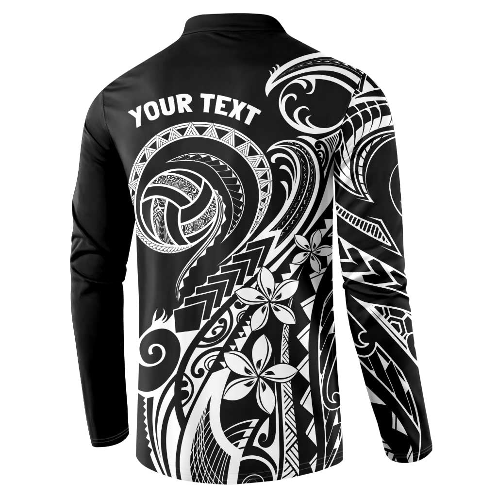 Polynesia Beach Volleyball Personalized Button Sweatshirt Basic LT7 - Polynesian Pride