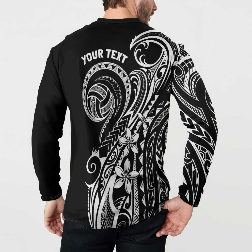 Polynesia Beach Volleyball Personalized Button Sweatshirt Basic LT7 - Polynesian Pride