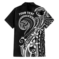 Polynesia Beach Volleyball Personalized Family Matching Off Shoulder Maxi Dress and Hawaiian Shirt Basic