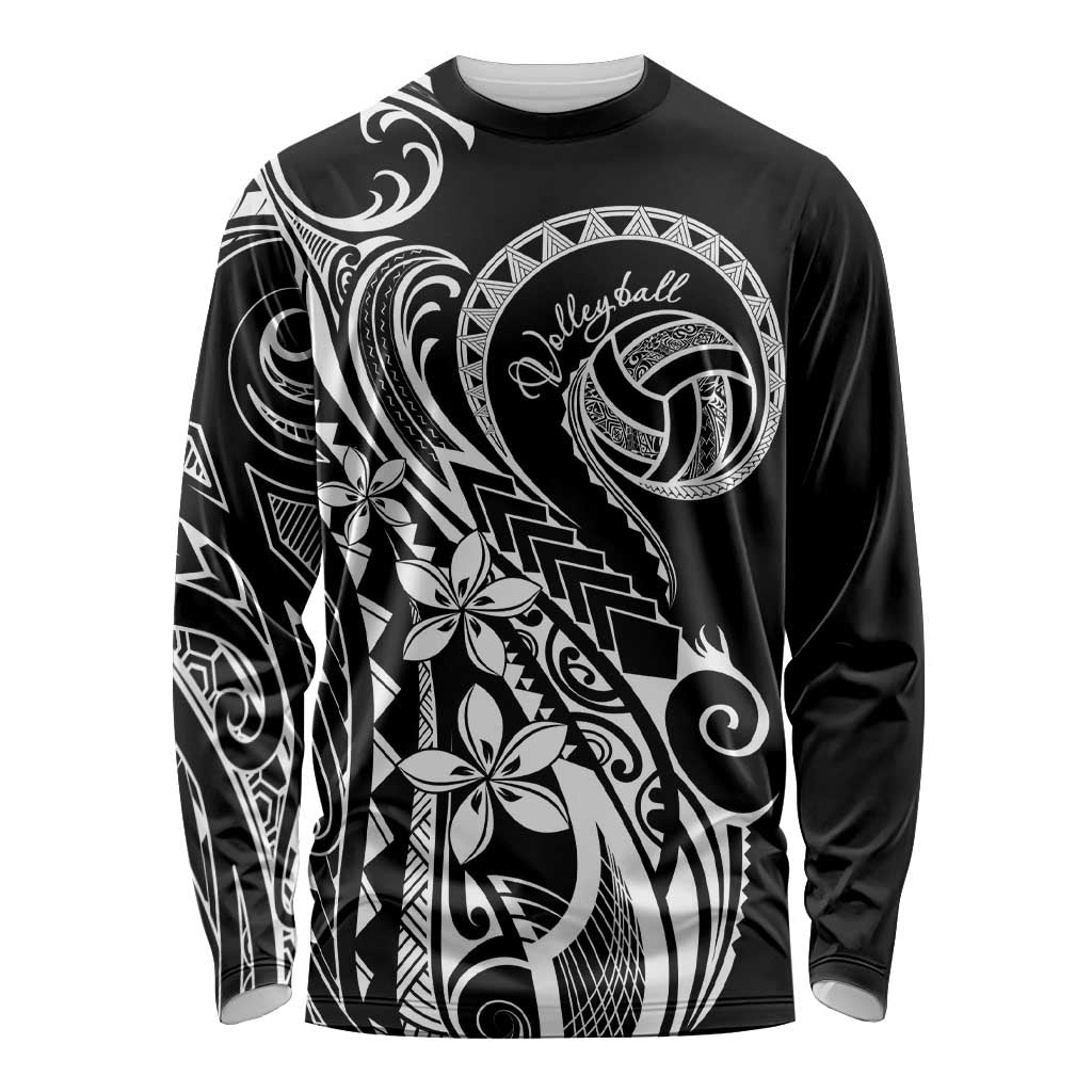 Polynesia Beach Volleyball Personalized Long Sleeve Shirt Basic LT7 Unisex Black - Polynesian Pride