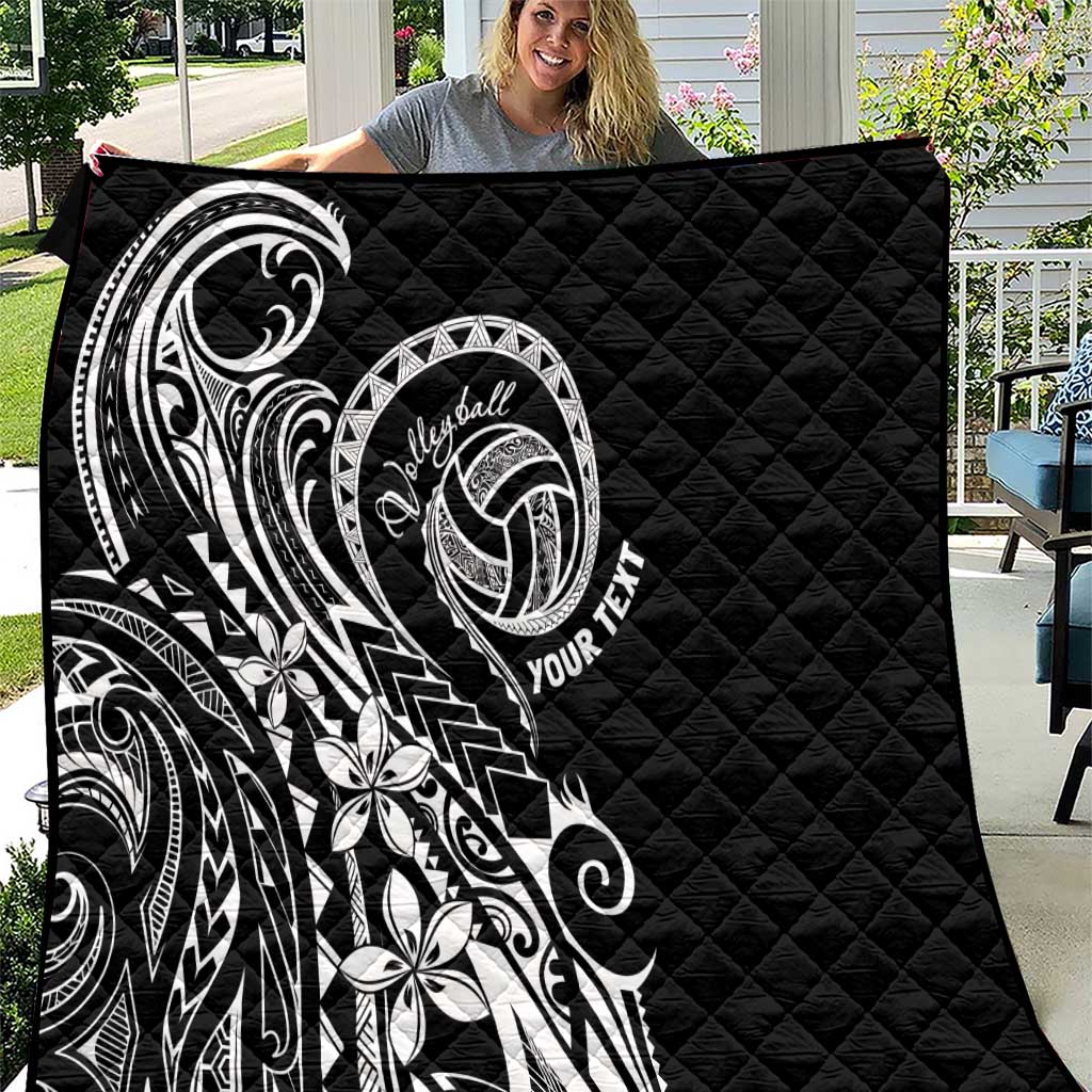 Polynesia Beach Volleyball Personalized Quilt Basic LT7 Black - Polynesian Pride