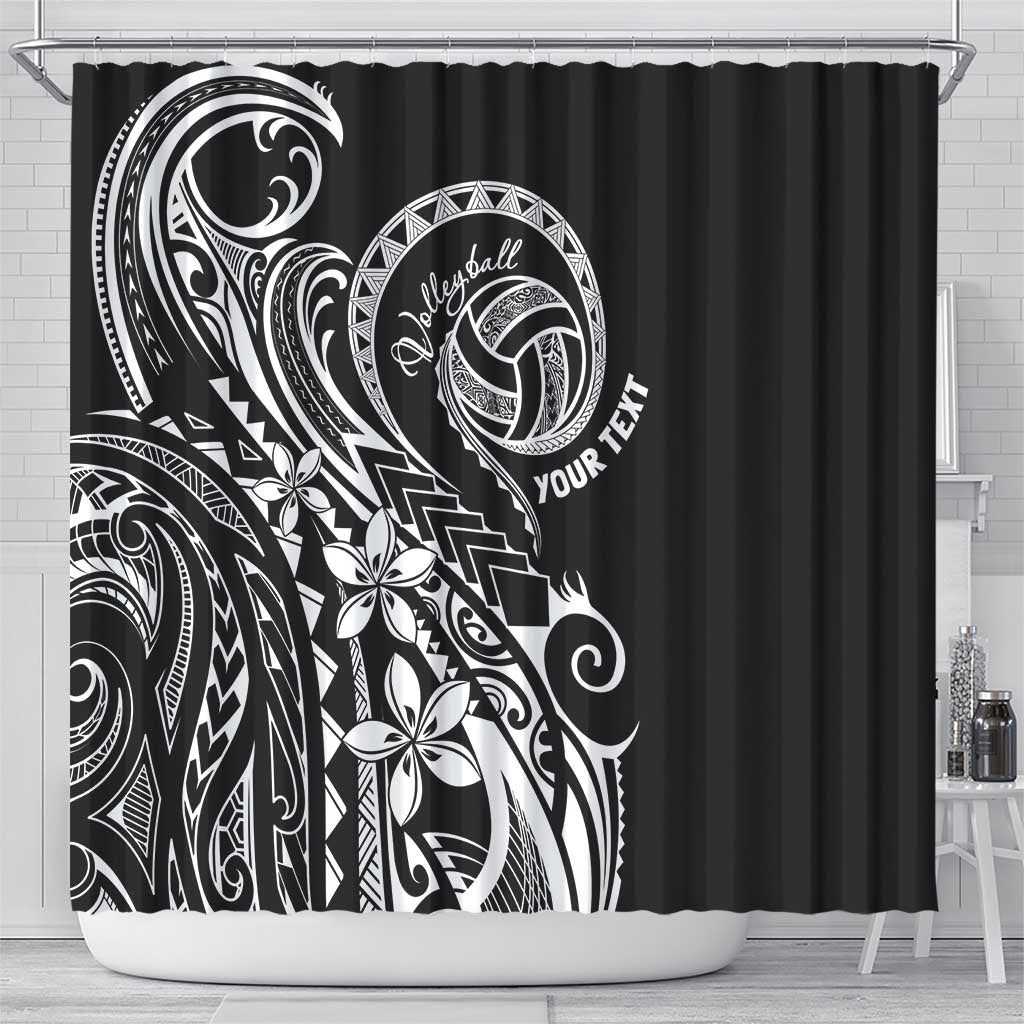 Polynesia Beach Volleyball Personalized Shower Curtain Basic