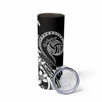 Polynesia Beach Volleyball Personalized Skinny Tumbler Basic LT7 - Polynesian Pride
