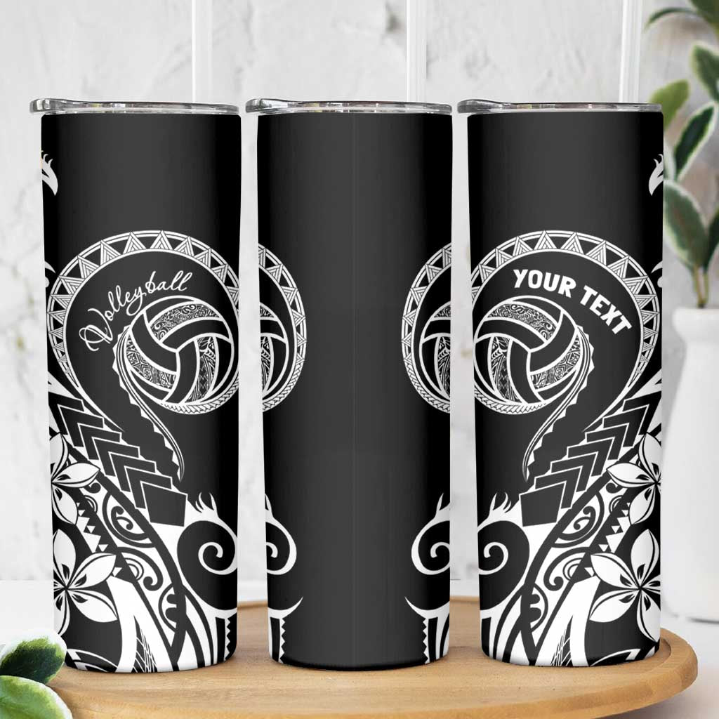 Polynesia Beach Volleyball Personalized Skinny Tumbler Basic LT7 - Polynesian Pride