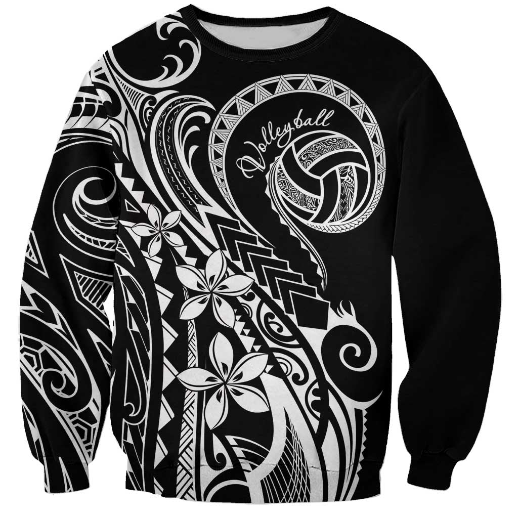 Polynesia Beach Volleyball Personalized Sweatshirt Basic LT7 Unisex Black - Polynesian Pride