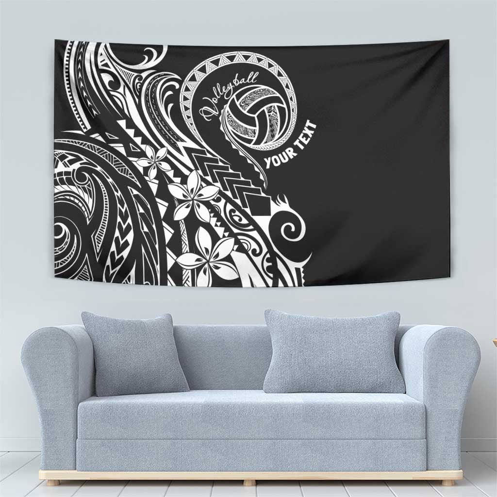Polynesia Beach Volleyball Personalized Tapestry Basic