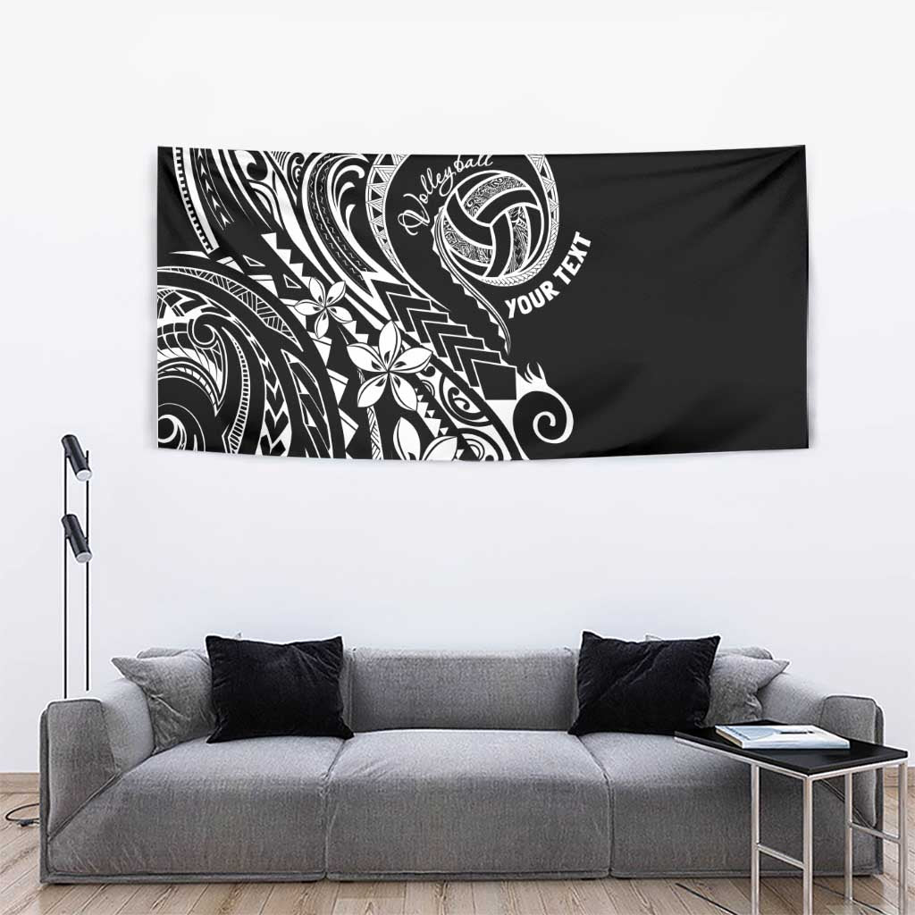 Polynesia Beach Volleyball Personalized Tapestry Basic
