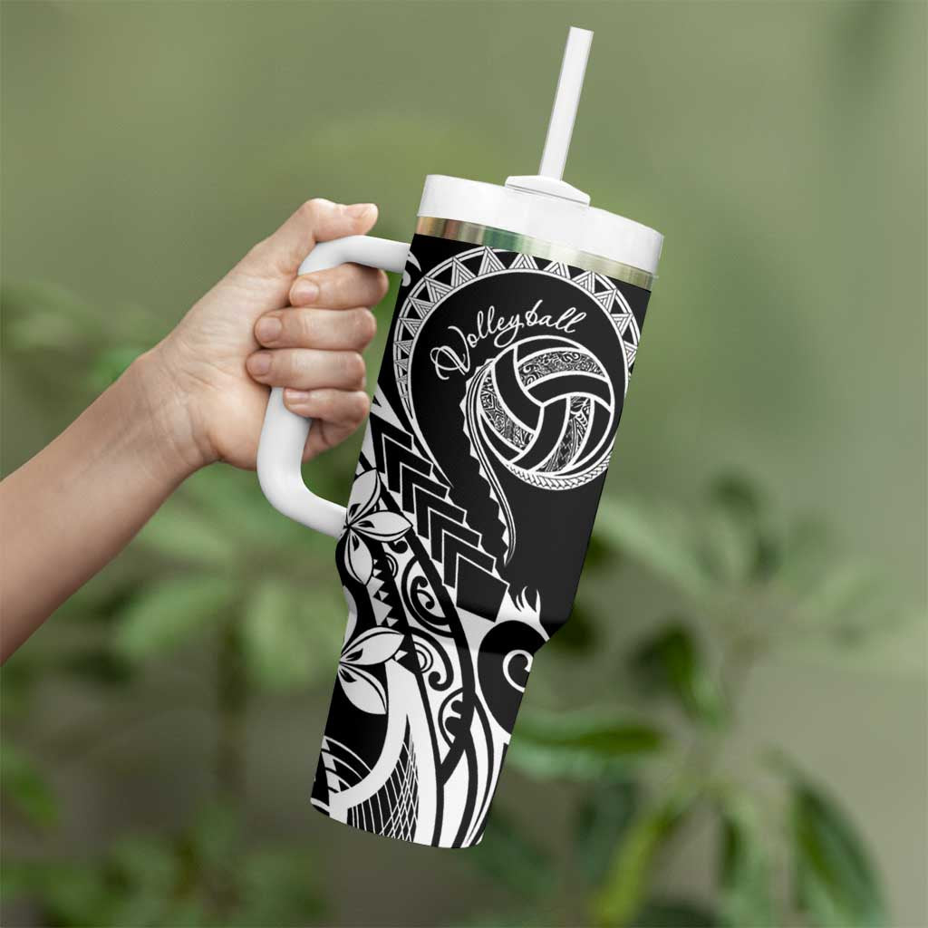 Polynesia Beach Volleyball Personalized Tumbler With Handle Basic LT7 - Polynesian Pride