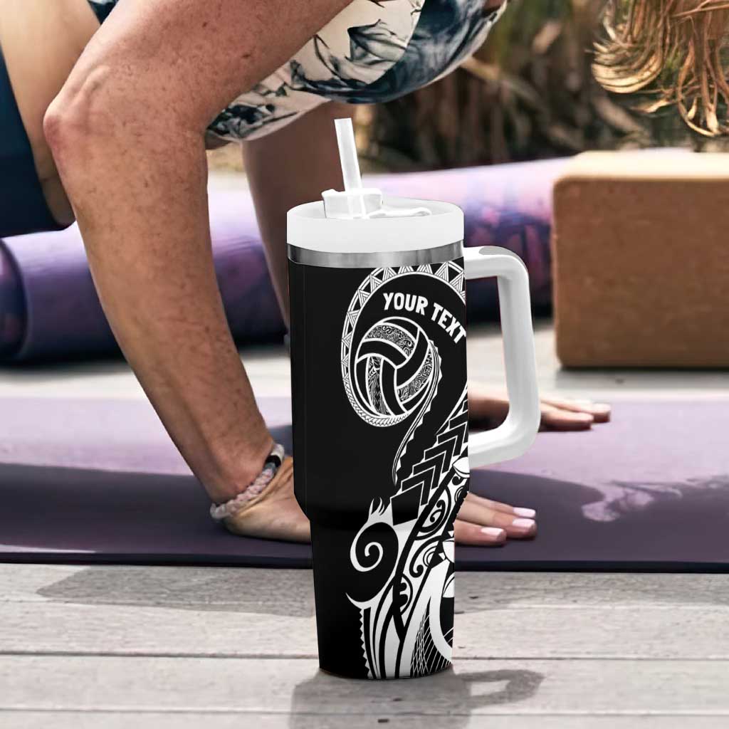 Polynesia Beach Volleyball Personalized Tumbler With Handle Basic LT7 - Polynesian Pride