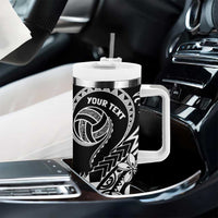 Polynesia Beach Volleyball Personalized Tumbler With Handle Basic LT7 - Polynesian Pride