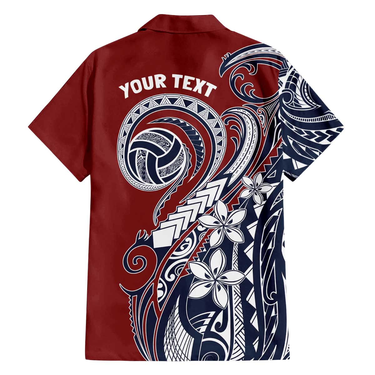 Polynesia Beach Volleyball Personalized Family Matching Off The Shoulder Long Sleeve Dress and Hawaiian Shirt Special