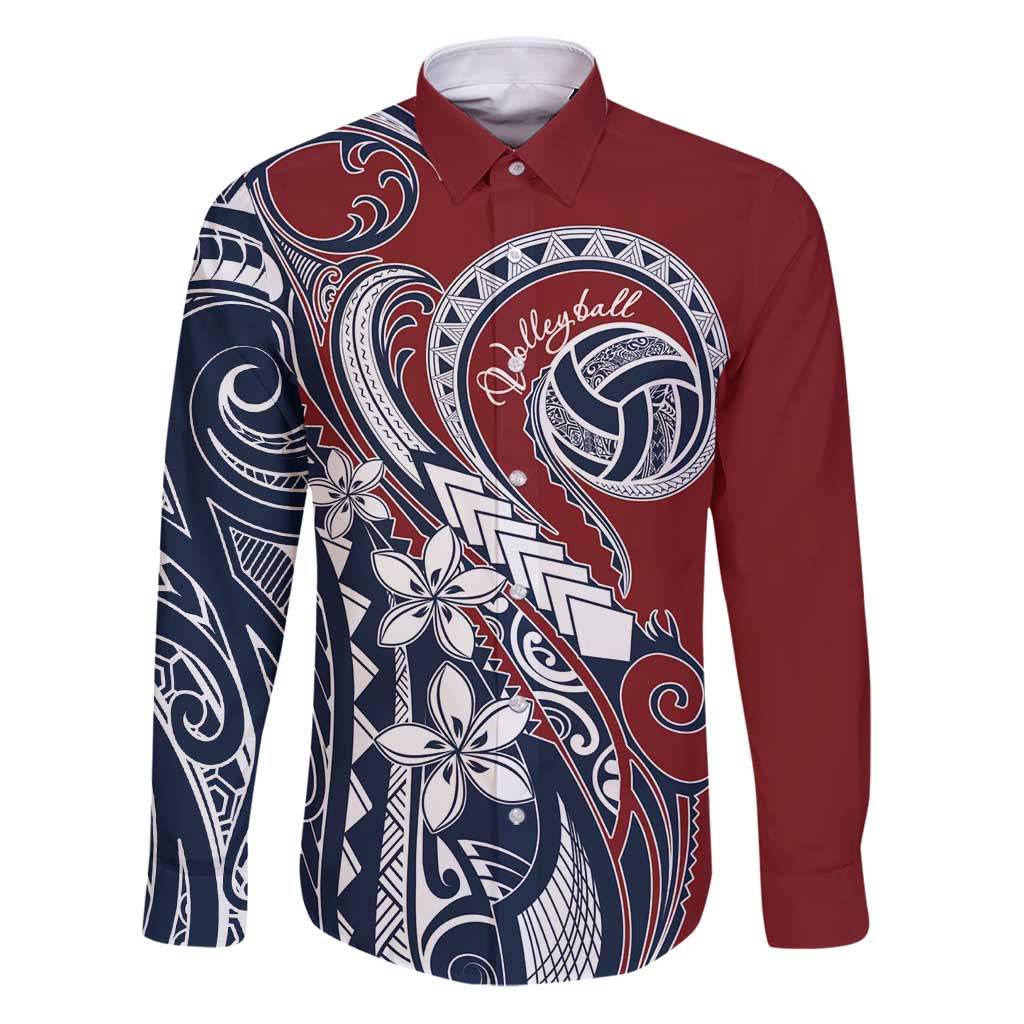 Polynesia Beach Volleyball Personalized Family Matching Puletasi and Hawaiian Shirt Special