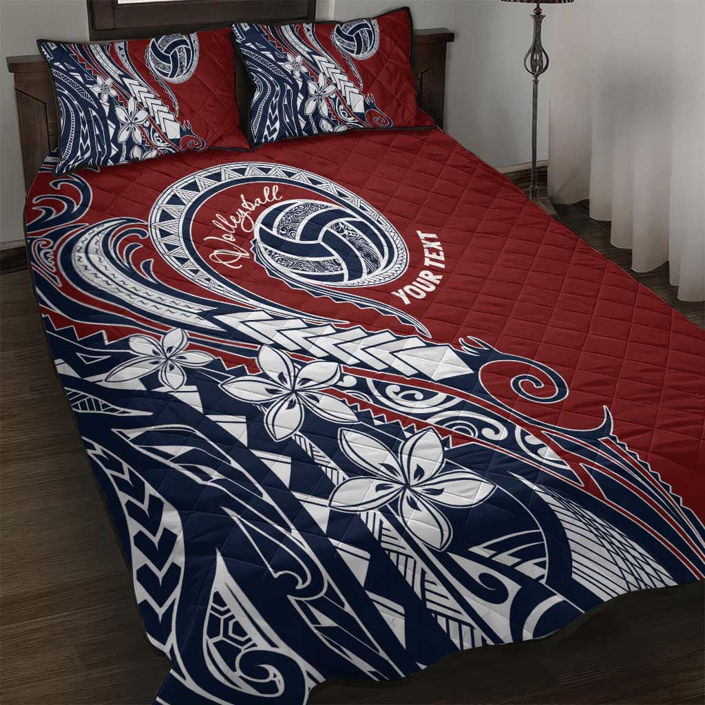 Polynesia Beach Volleyball Personalized Quilt Bed Set Special