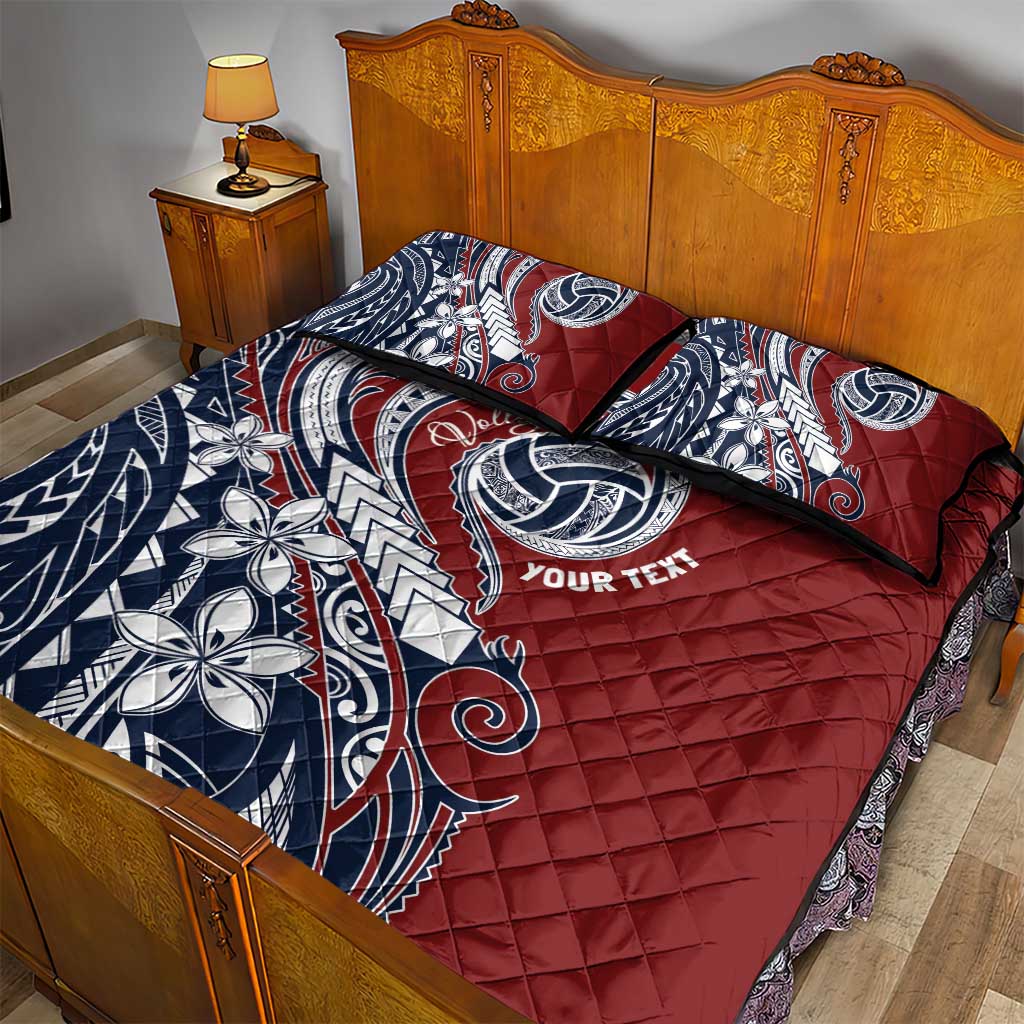 Polynesia Beach Volleyball Personalized Quilt Bed Set Special