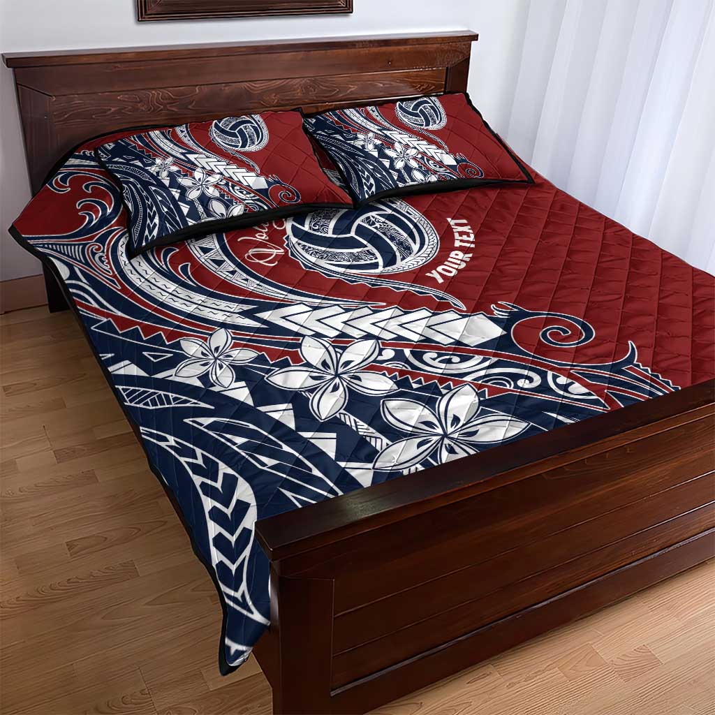 Polynesia Beach Volleyball Personalized Quilt Bed Set Special