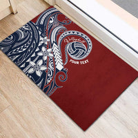 Polynesia Beach Volleyball Personalized Rubber Doormat Special