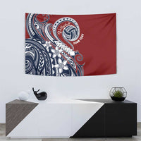 Polynesia Beach Volleyball Personalized Tapestry Special