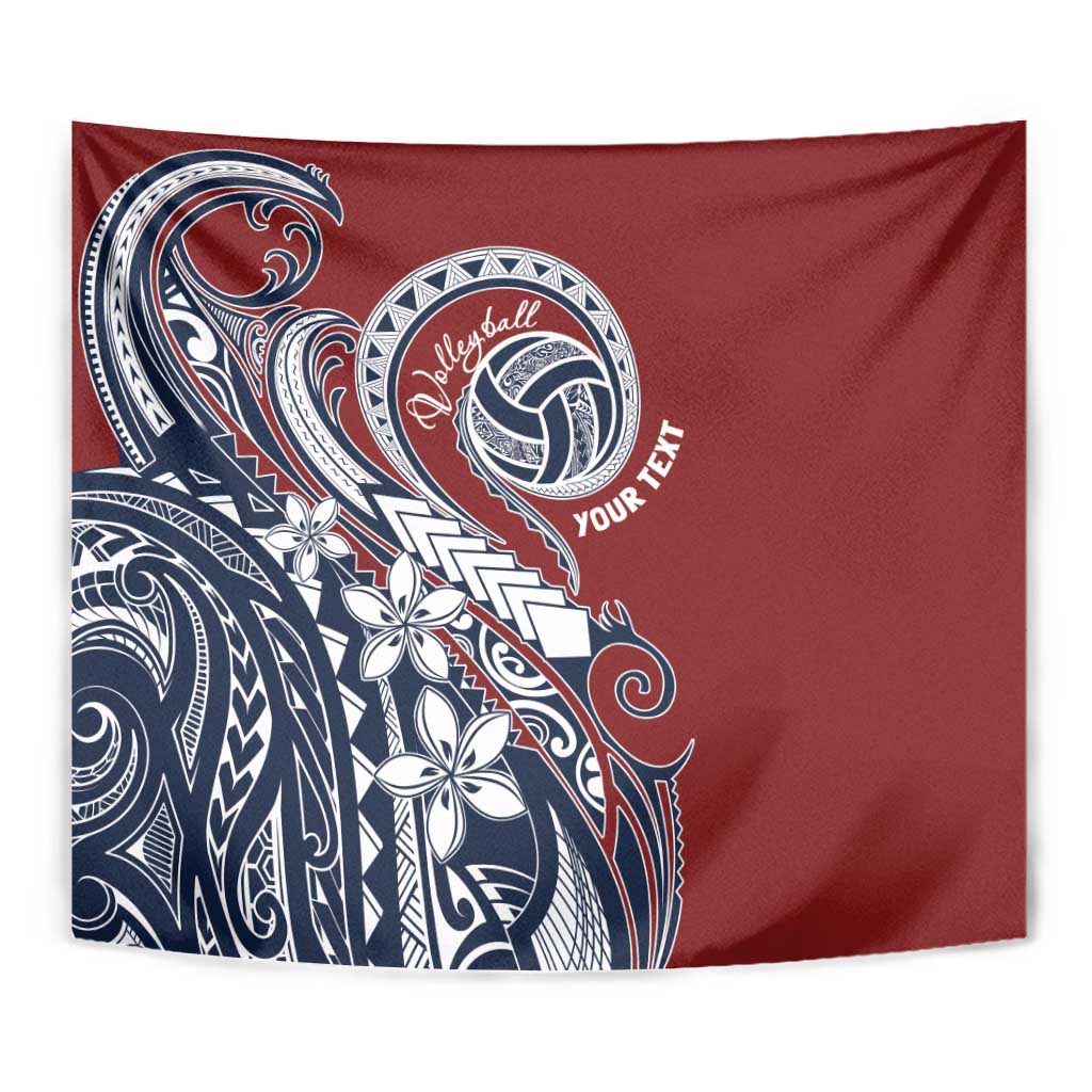Polynesia Beach Volleyball Personalized Tapestry Special