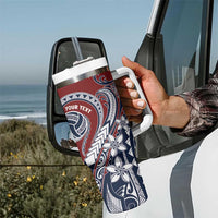 Polynesia Beach Volleyball Personalized Tumbler With Handle Special LT7 - Polynesian Pride