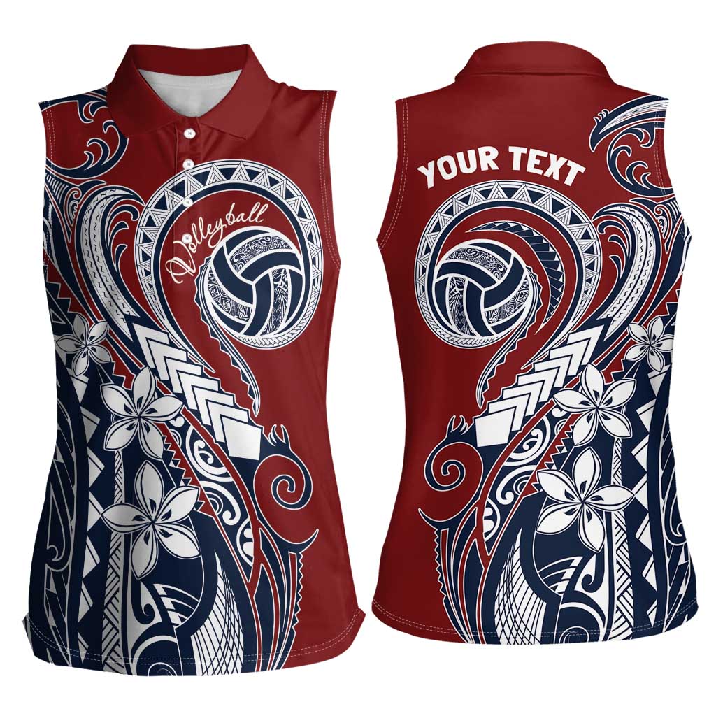 Polynesia Beach Volleyball Personalized Women Sleeveless Polo Shirt Special LT7 - Polynesian Pride
