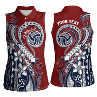 Polynesia Beach Volleyball Personalized Women Sleeveless Polo Shirt Special LT7 - Polynesian Pride