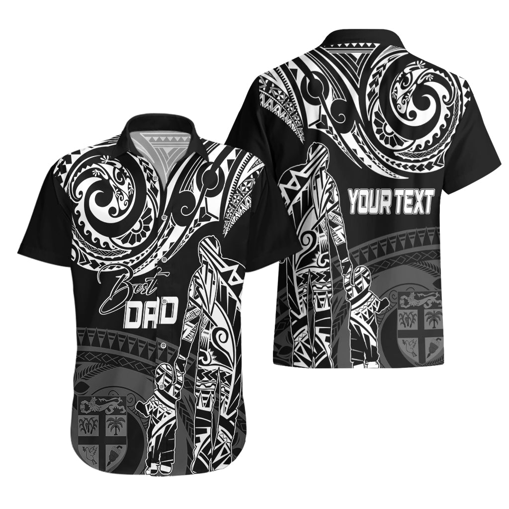 Personalised Father's Day Fiji Hawaiian Shirt Polynesian Dad & Kid LT7 - Polynesian Pride
