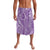 Polynesia Plumeria Lei Lavalava Periwinkle Curves Motif