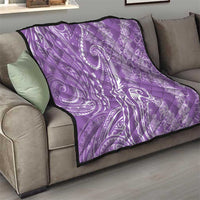 Polynesia Plumeria Lei Quilt Periwinkle Curves Motif LT7 - Polynesian Pride