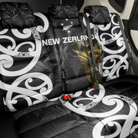 New Zealand WC2026 Black Back Car Seat Cover Silver Fern