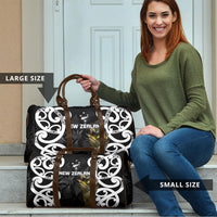 New Zealand WC2026 Black Travel Bag Silver Fern
