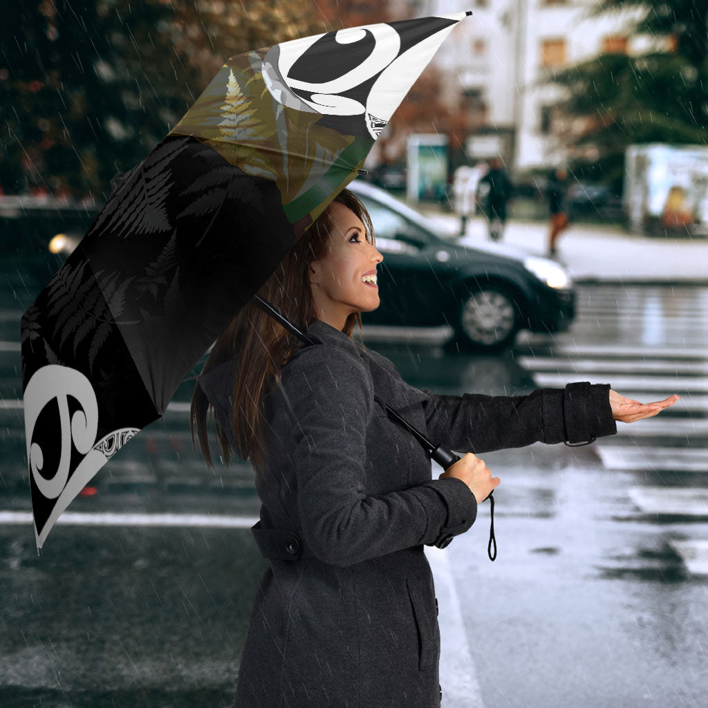New Zealand WC2026 Black Umbrella Silver Fern