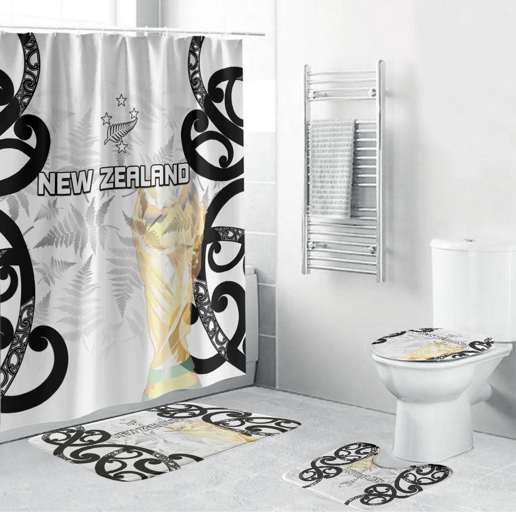 New Zealand WC2026 White Bathroom Set Silver Fern LT7 Bathroom Set (4 pcs) White - Polynesian Pride